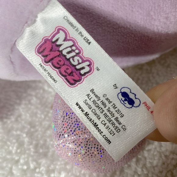 Mushmeez Squeezy Light Purple Squishy Moldable Plush Toy - Picture 7 of 10